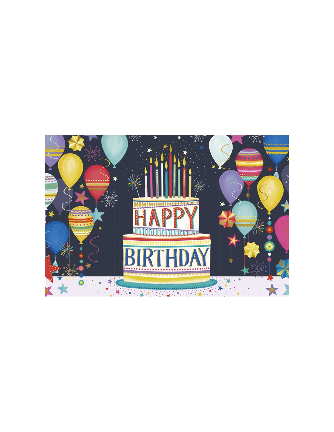 Geburtstagskarte Happy Birthday
