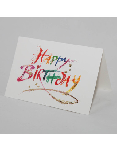 Happy Birthday Schrift