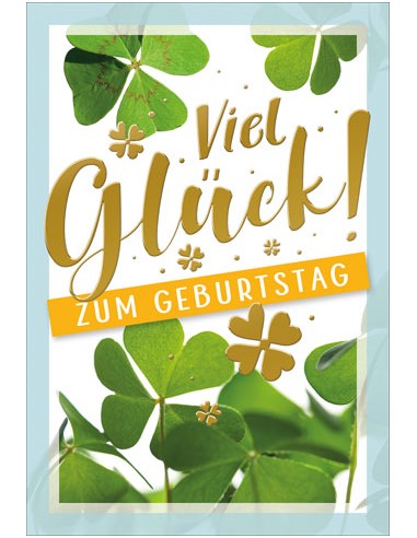 Geburtstagskarte - Viel Glück zum...