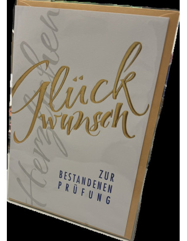 Prüfungskarten - Zur bestandenen Prüfung alles Gute