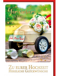 Hochzeitskarte - Gemeinsam...
