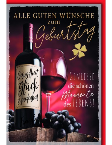 Geburstagskarte - Alle guten Wünsche...