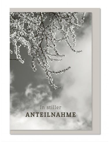 Trauerkarte - In stiller Anteilnahme