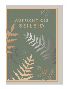 Trauerkarte - Aufrichtiges...