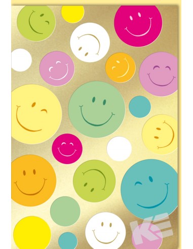 Glückwunschkarte ohne Text - Smileys