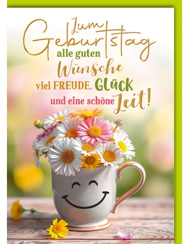 Geburtstagskarte - Alle guten Wünsche...