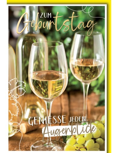 Geburtstagskarte - Geniesse jeden...