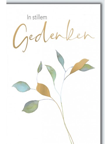 Trauerkarte - In stillem Gedenken