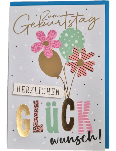 Geburtstagskarte -  Zum Geburtstag...