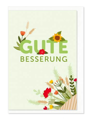 Genesungskarte - Gute Besserung