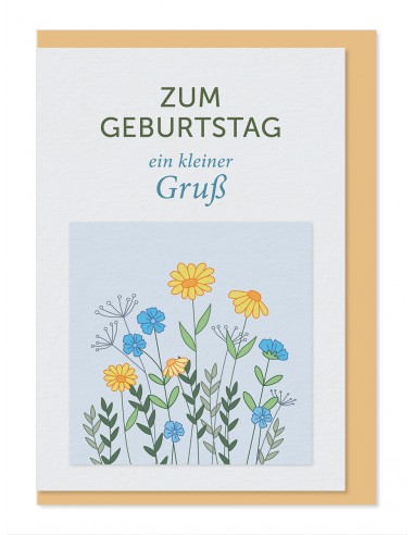 Geburtstagskarte - Zum Geburtstag ein...