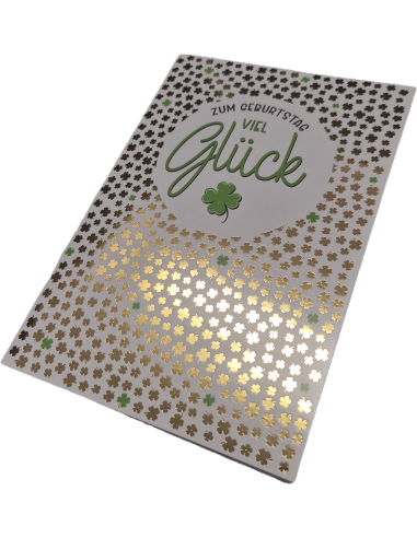 Geburtstagskarte -  Zum Geburtstag viel Glück