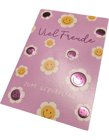 Geburtstagskarte - Viel Freude zum Geburtstag